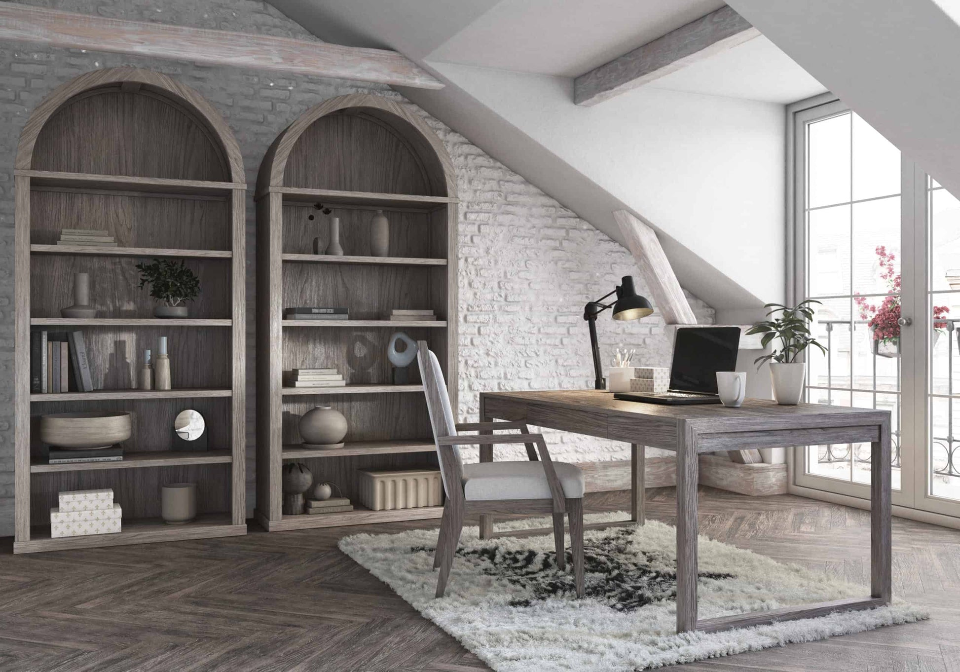 the ART 285401-2354 home office bookcase is available in Edmonton at McElherans Furniture + Design