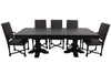 the Bermex 9 piece dining room is available in Edmonton at McElherans Furniture + Design
