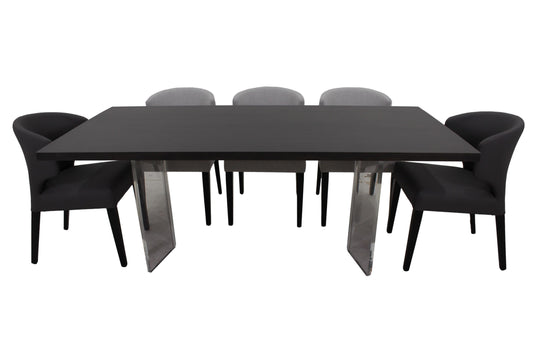 the Bermex TBURE-0870 dining room table is available in Edmonton at McElherans Furniture + Design