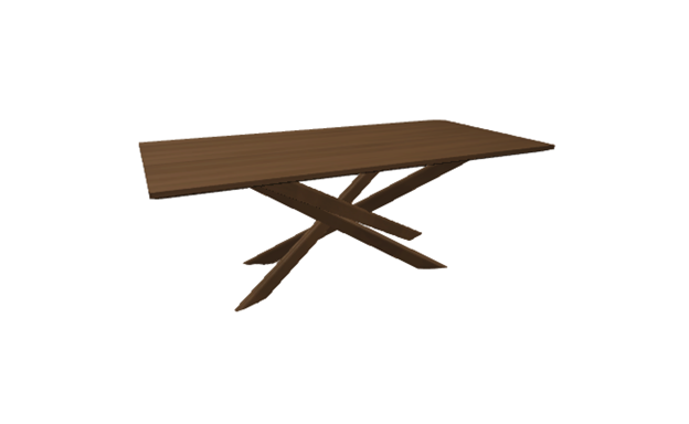 the Bermex TBURE-0880 dining room table is available in Edmonton at McElherans Furniture + Design