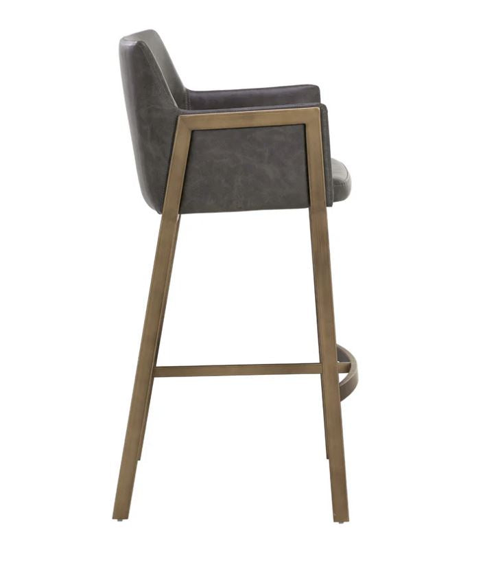 the Sunpan Bernadette dining room bar stool is available in Edmonton at McElherans Furniture + Design