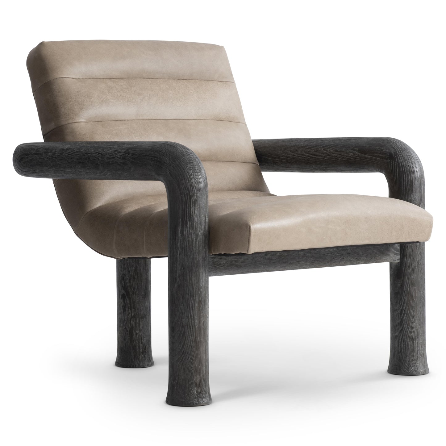 the Bernhardt Bowie 1013L living room leather chair is available in Edmonton at McElherans Furniture + Design