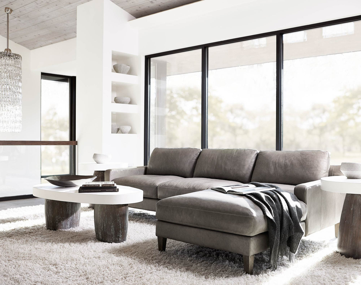the Bernhardt Loft Logan Square Arlo 303-013 living room occasional coffee table is available in Edmonton at McElherans Furniture + Design