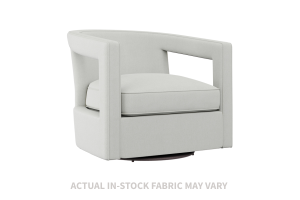 the Bernhardt Alana N118SXQ living room upholstered swivel chair is available in Edmonton at McElherans Furniture + Design