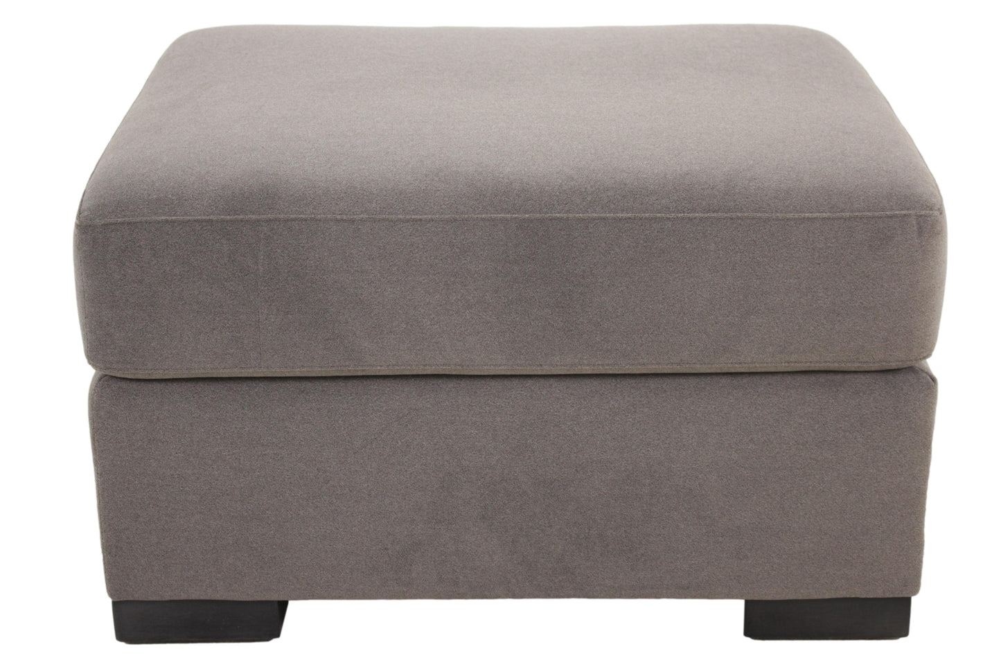 the Bernhardt Germain B2661 living room upholstered ottoman is available in Edmonton at McElherans Furniture + Design