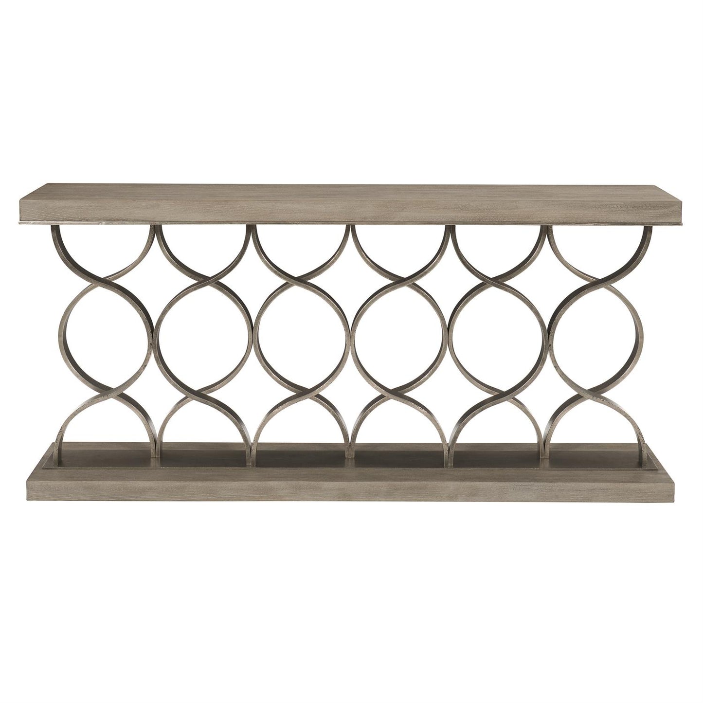 the Bernhardt Camarillo 382-913 living room occasional console table is available in Edmonton at McElherans Furniture + Design