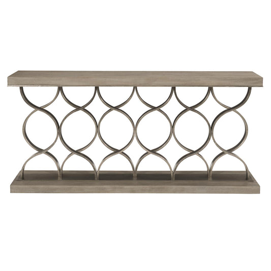 the Bernhardt Camarillo 382-913 living room occasional console table is available in Edmonton at McElherans Furniture + Design