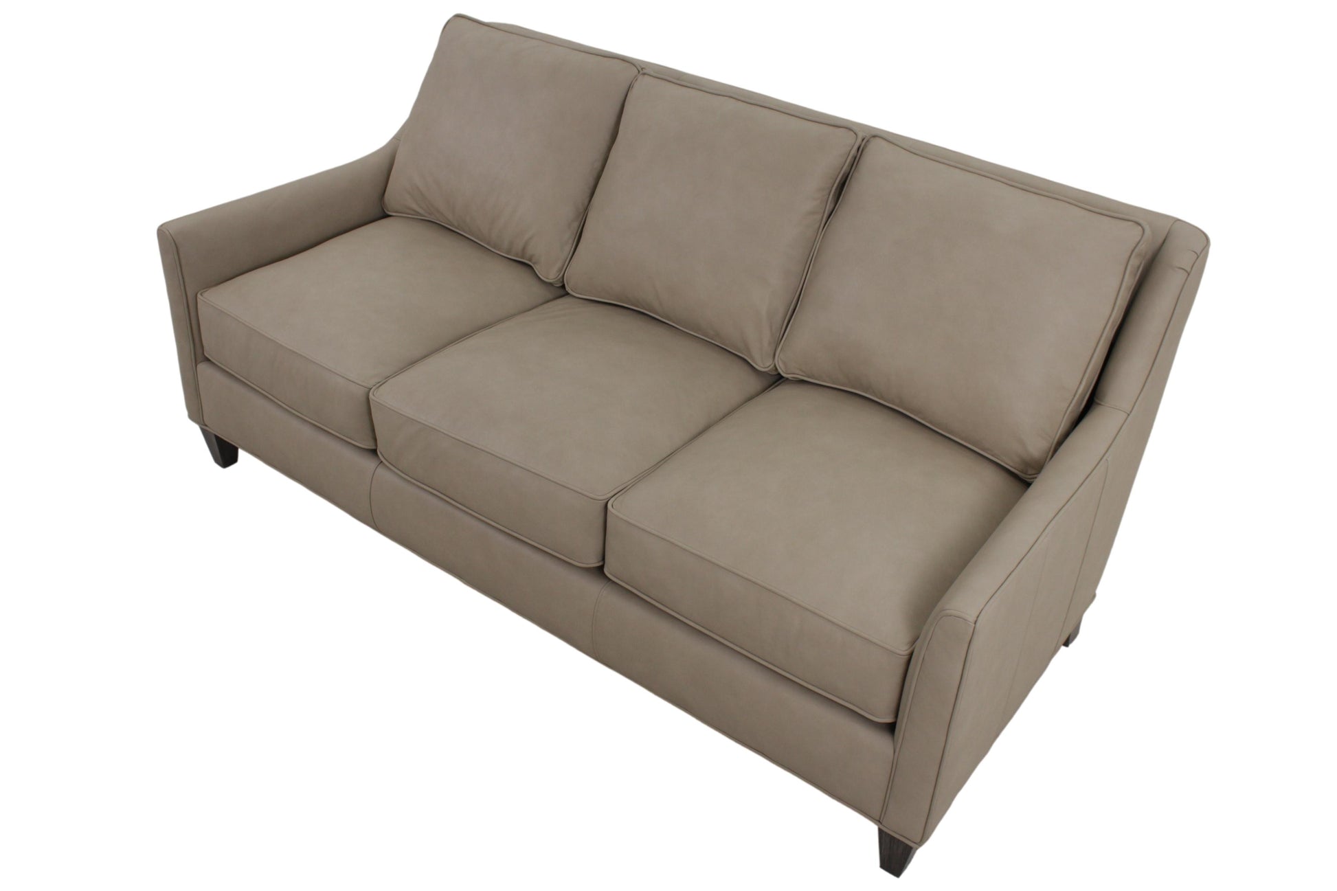 the Bradington Young Christopher 318-95 living room leather sofa is available in Edmonton at McElherans Furniture + Design