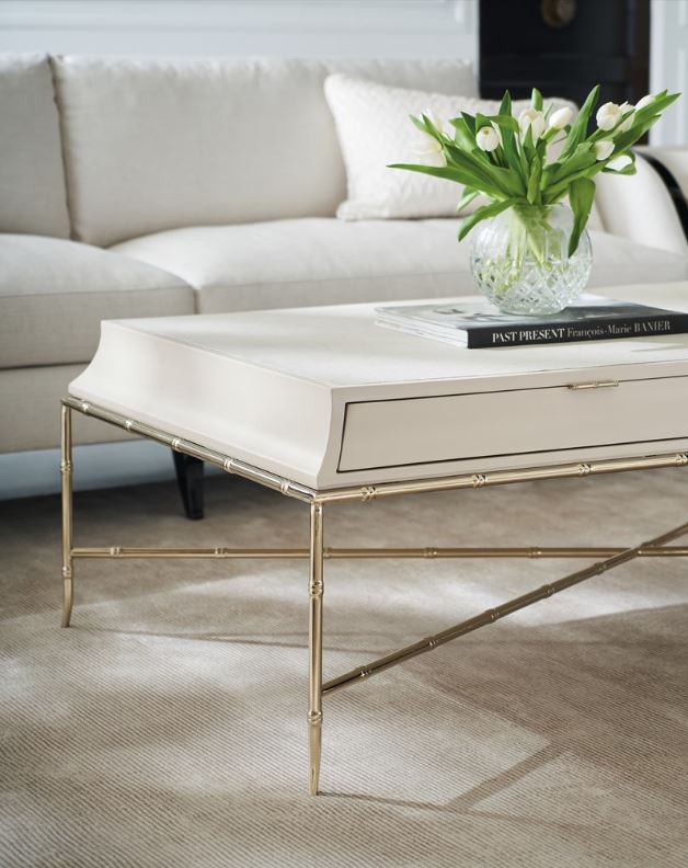 the Caracole Tea Time CLA-422-403 living room occasional coffee table is available in Edmonton at McElherans Furniture + Design