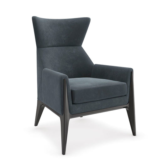 the Caracole Boundless living room upholstered chair is available in Edmonton at McElherans Furniture + Design