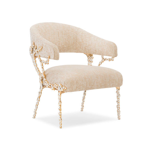 the Caracole Glimour of Hope living room upholstered chair is available in Edmonton at McElherans Furniture + Design
