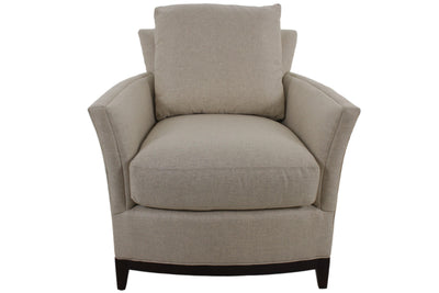 the Century Furniture  transitional Trent living room upholstered chair is available in Edmonton at McElherans Furniture + Design
