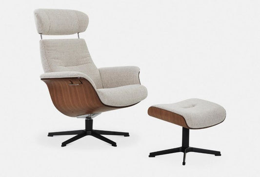 the Conform Timeout living room reclining swivel chair is available in Edmonton at McElherans Furniture + Design