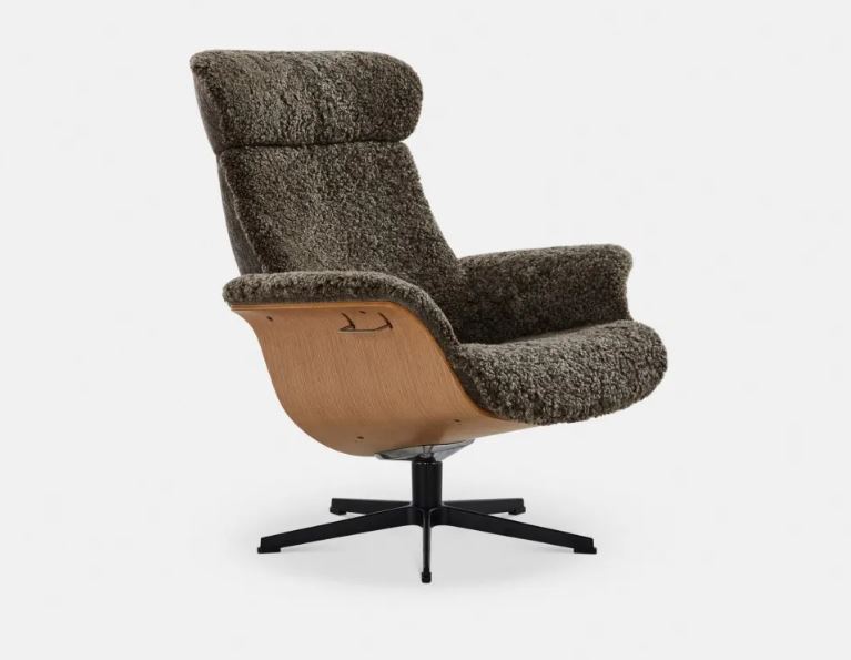 the Conform Timeout living room reclining swivel chair is available in Edmonton at McElherans Furniture + Design