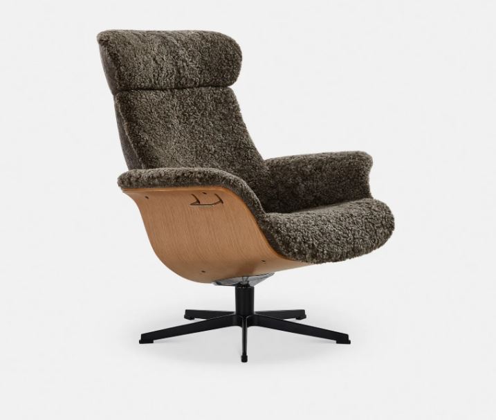 the Conform Timeout living room reclining swivel chair is available in Edmonton at McElherans Furniture + Design