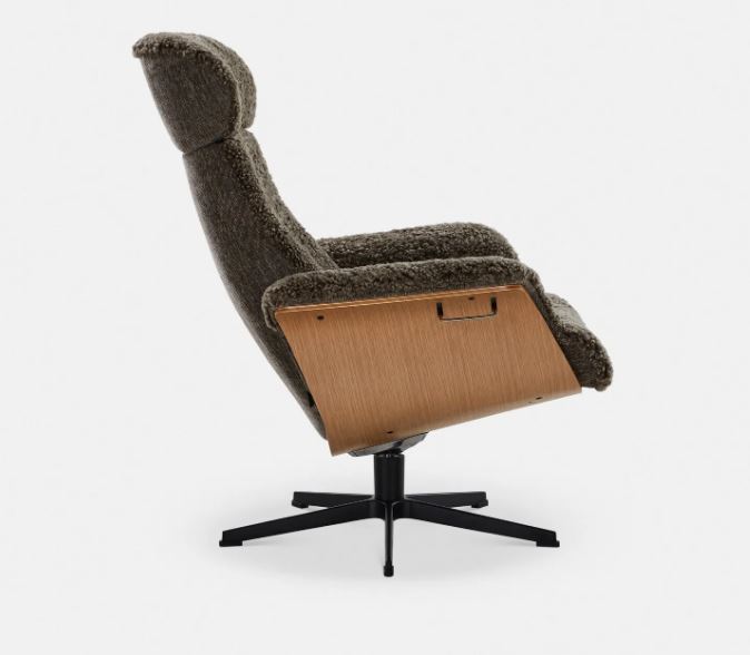 the Conform Timeout living room reclining swivel chair is available in Edmonton at McElherans Furniture + Design