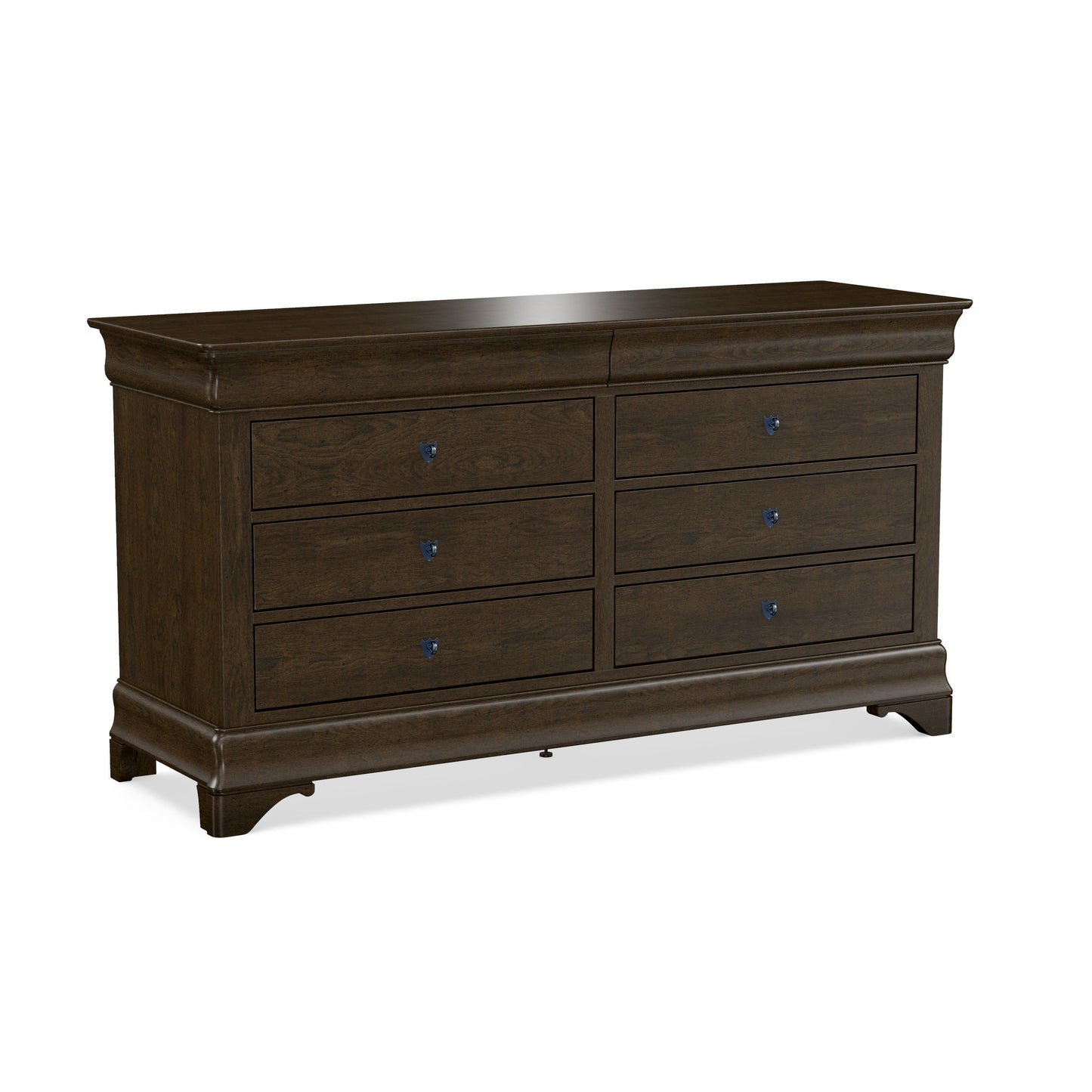 the Durham Chateau Fontaine 975-172 bedroom dresser is available in Edmonton at McElherans Furniture + Design