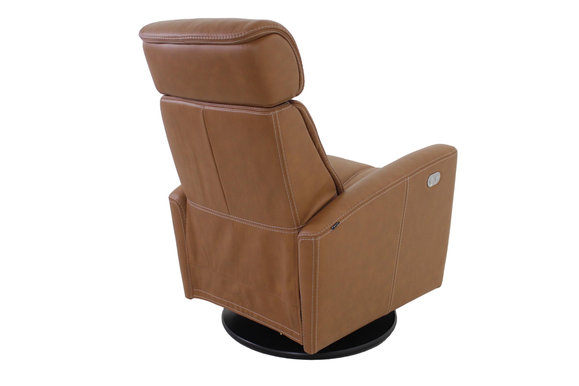 the Fjords Milan Large living room reclining chair is available in Edmonton at McElherans Furniture + Design