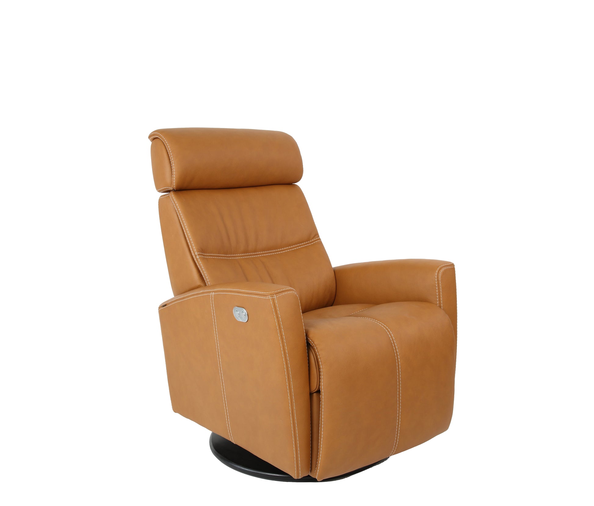 the Fjords Milan Large living room reclining chair is available in Edmonton at McElherans Furniture + Design