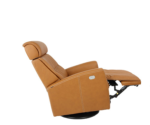 the Fjords Milan Large living room reclining chair is available in Edmonton at McElherans Furniture + Design