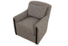the HF Custom  transitional Lennox living room upholstered swivel chair is available in Edmonton at McElherans Furniture + Design