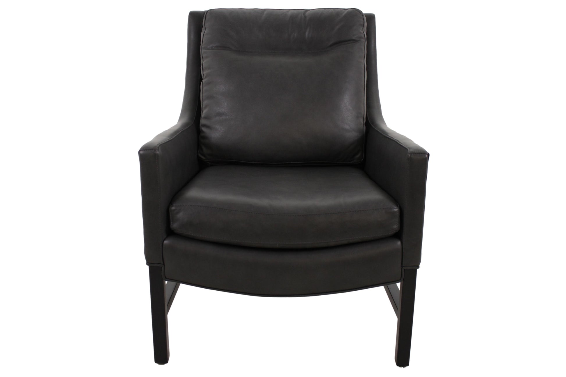 the Hancock & Moore Maverick living room leather chair is available in Edmonton at McElherans Furniture + Design