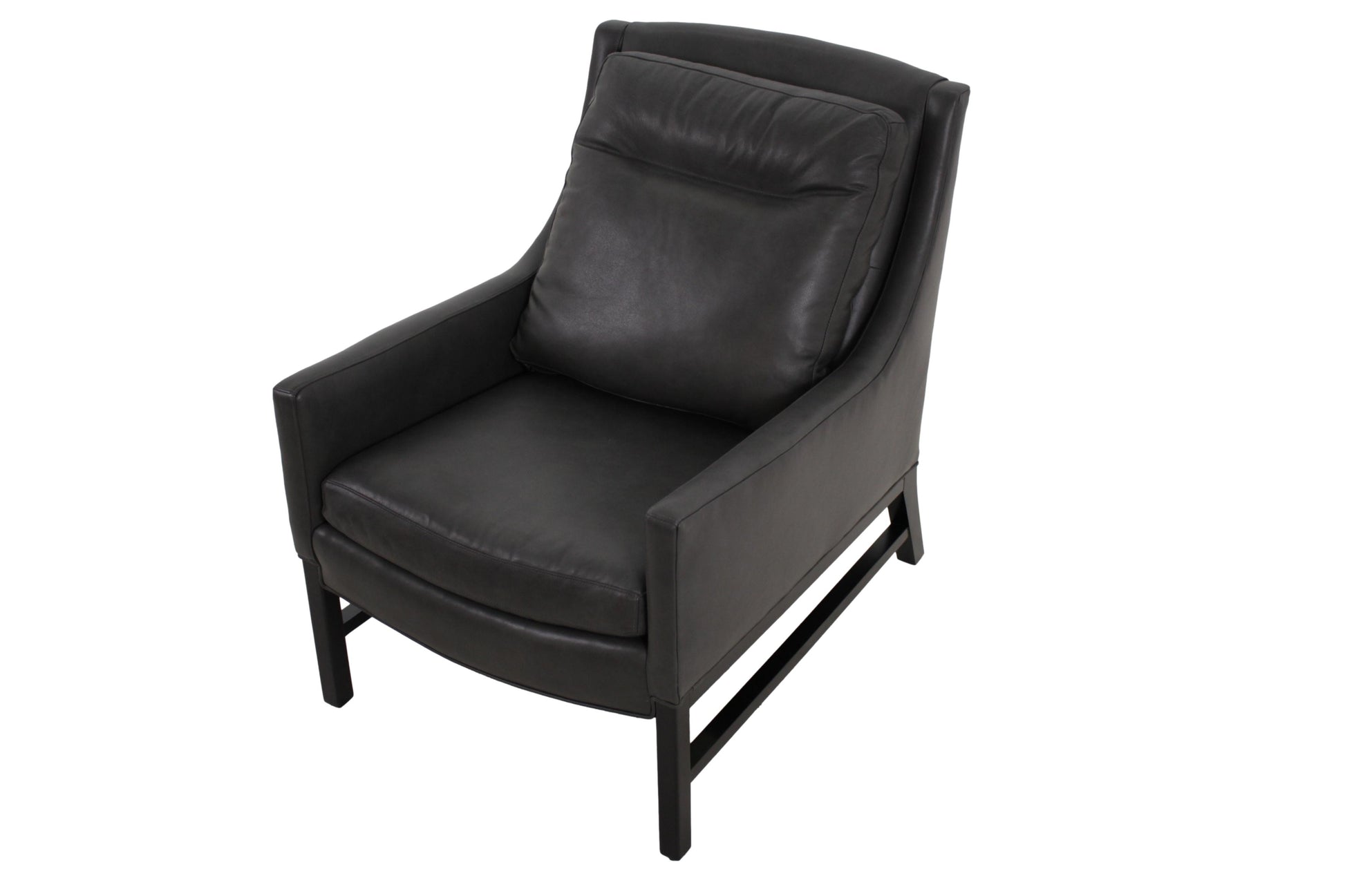 the Hancock & Moore Maverick living room leather chair is available in Edmonton at McElherans Furniture + Design