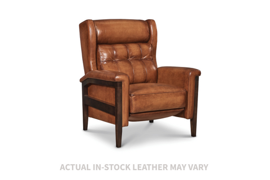 the Hancock & Moore Town & Country Arne living room reclining chair is available in Edmonton at McElherans Furniture + Design