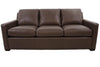 the Hancock & Moore  transitional Luna living room leather upholstered sofa is available in Edmonton at McElherans Furniture + Design