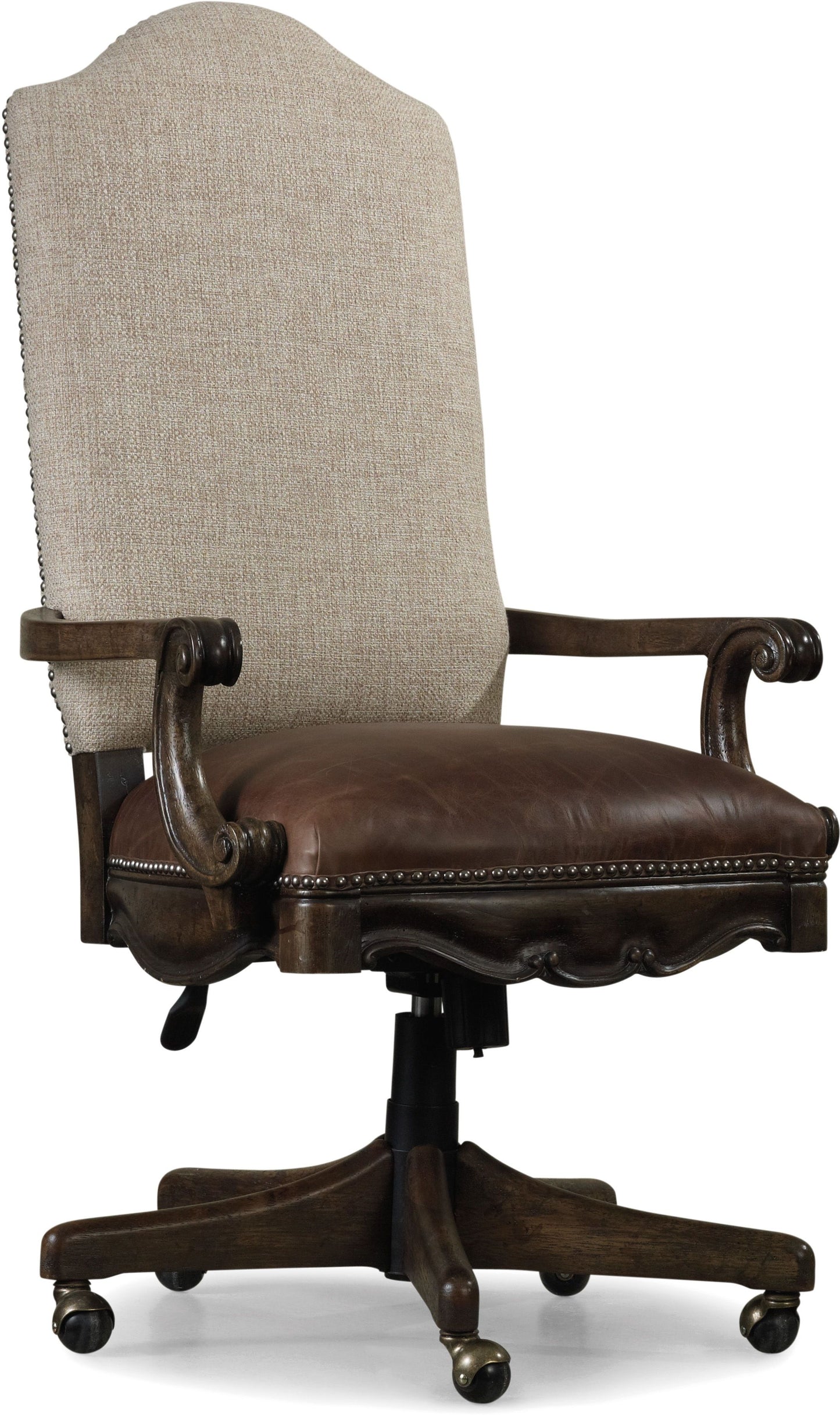 the Hooker Furniture Rhapsody home office desk chair is available in Edmonton at McElherans Furniture + Design