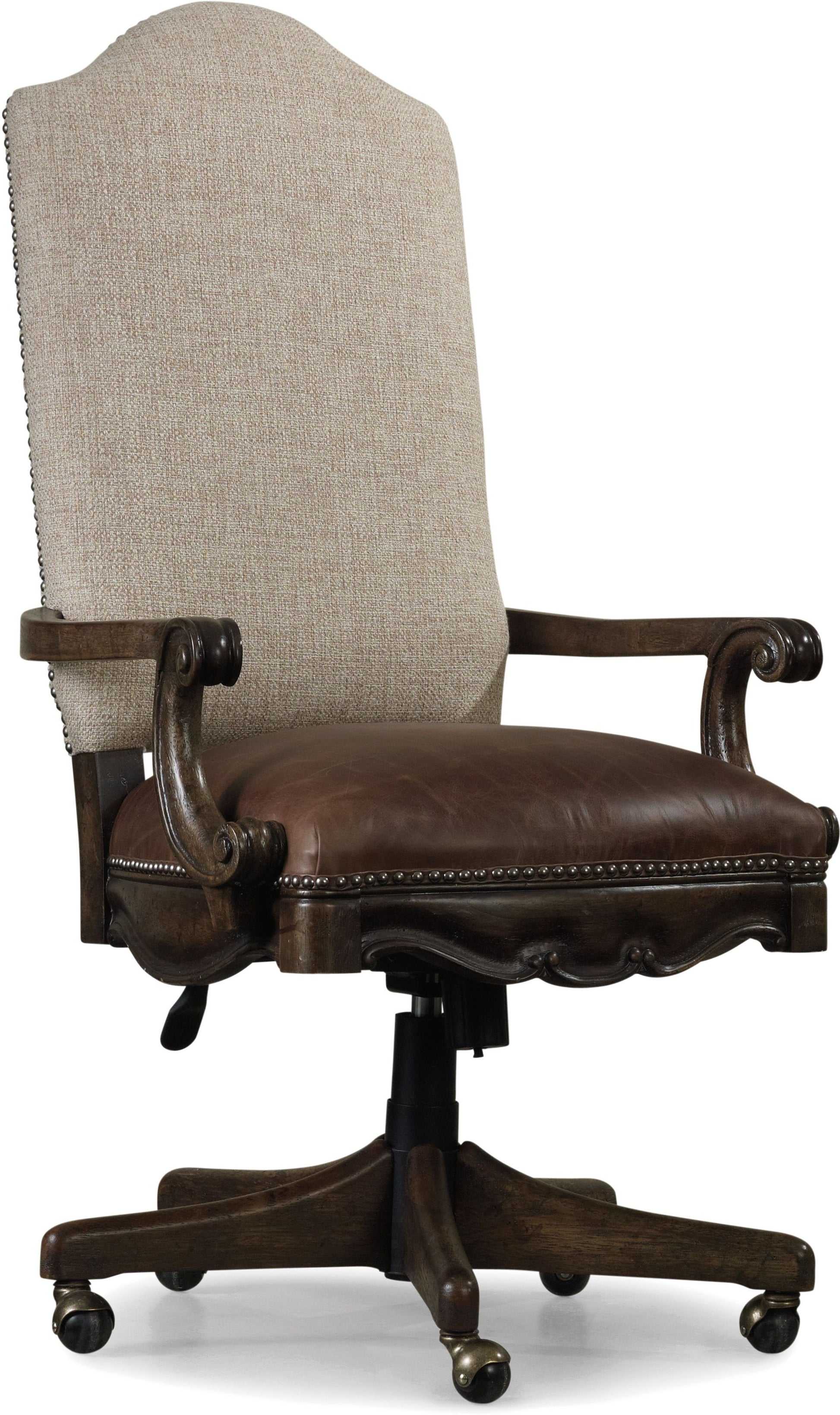 the Hooker Furniture Rhapsody home office desk chair is available in Edmonton at McElherans Furniture + Design
