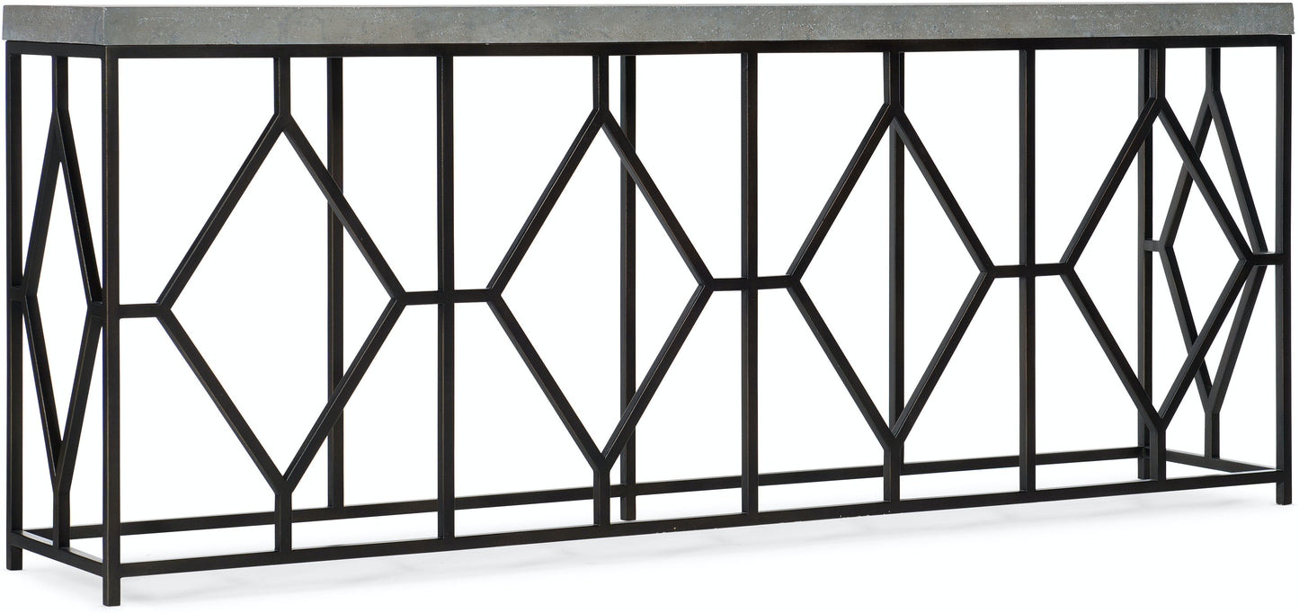 the Hooker Furniture Ciao Bella 5805-85002-00 living room occasional console table is available in Edmonton at McElherans Furniture + Design