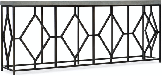 the Hooker Furniture Ciao Bella 5805-85002-00 living room occasional console table is available in Edmonton at McElherans Furniture + Design