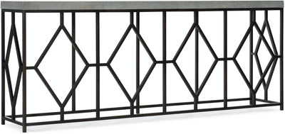 the Hooker Furniture  transitional 5805-85002-00 living room occasional console table is available in Edmonton at McElherans Furniture + Design