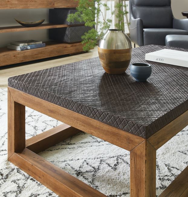 the Hooker Furniture Big Sky 6700-80109-99 living room occasional coffee table is available in Edmonton at McElherans Furniture + Design