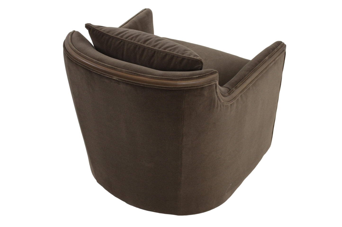 the HF Custom Oakley 4132 living room upholstered swivel chair is available in Edmonton at McElherans Furniture + Design