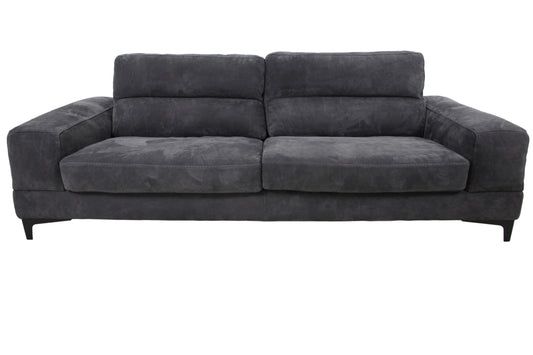 the Incanto Italia I563 living room leather sofa is available in Edmonton at McElherans Furniture + Design