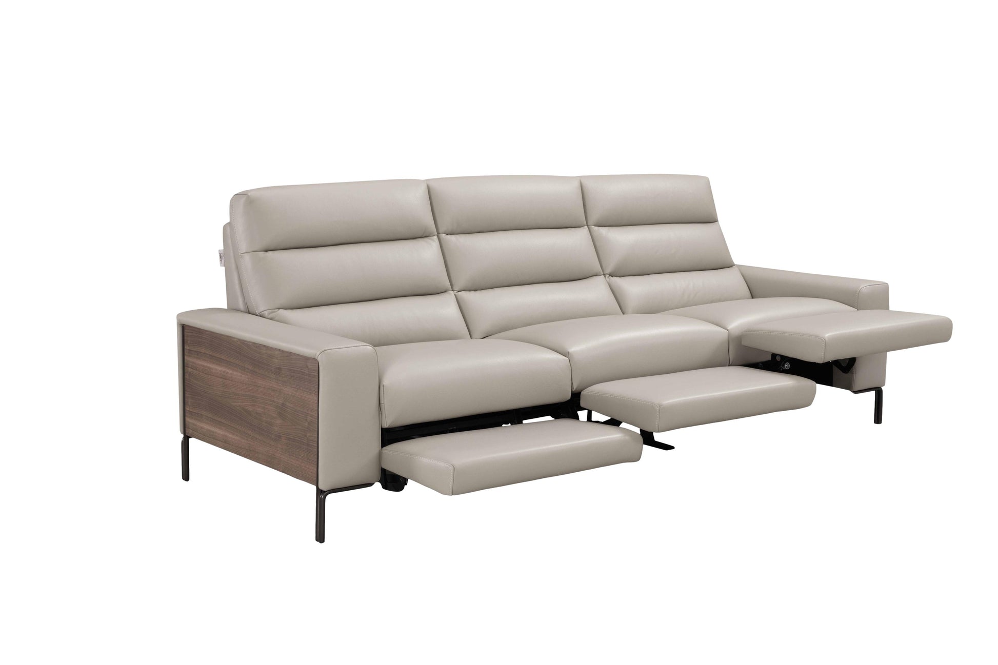 the Incanto Italia I942 Tamara living room reclining sofa is available in Edmonton at McElherans Furniture + Design