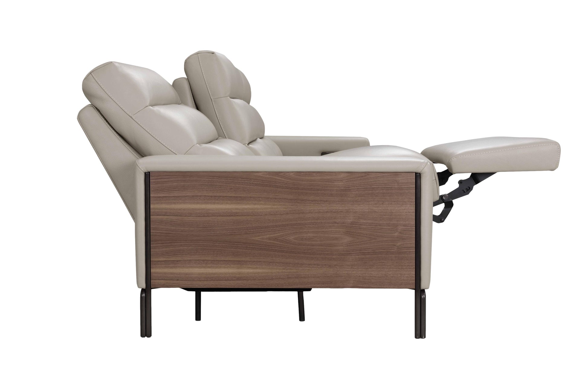 the Incanto Italia I942 Tamara living room reclining sofa is available in Edmonton at McElherans Furniture + Design