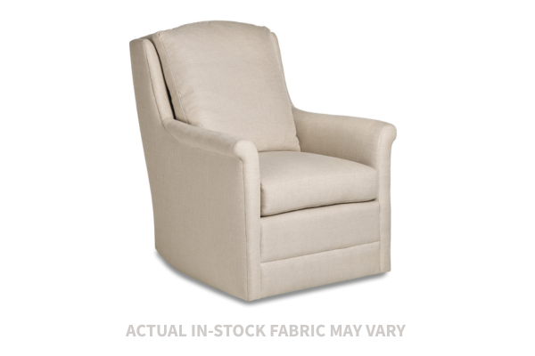 the Jessica Charles Selectives Casey 798-M-SR living room upholstered swivel chair is available in Edmonton at McElherans Furniture + Design