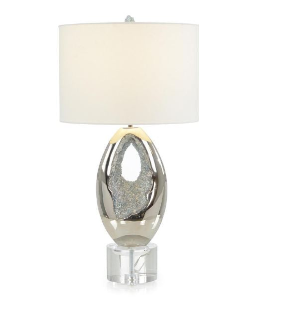 John Richard Sea Blue Geode lighting table lamp