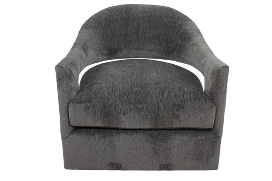the Lazar Janie living room upholstered swivel chair is available in Edmonton at McElherans Furniture + Design