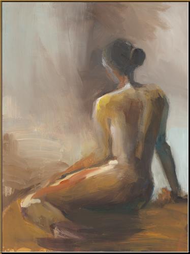 the Leftbank Resting nude wall art is available in Edmonton at McElherans Furniture + Design