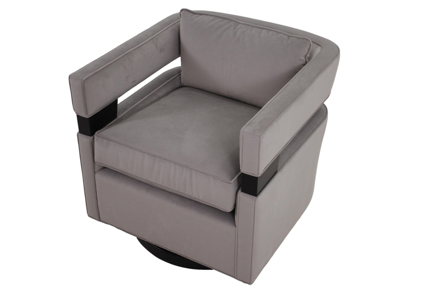 the Marcantonio Inca living room upholstered swivel chair is available in Edmonton at McElherans Furniture + Design