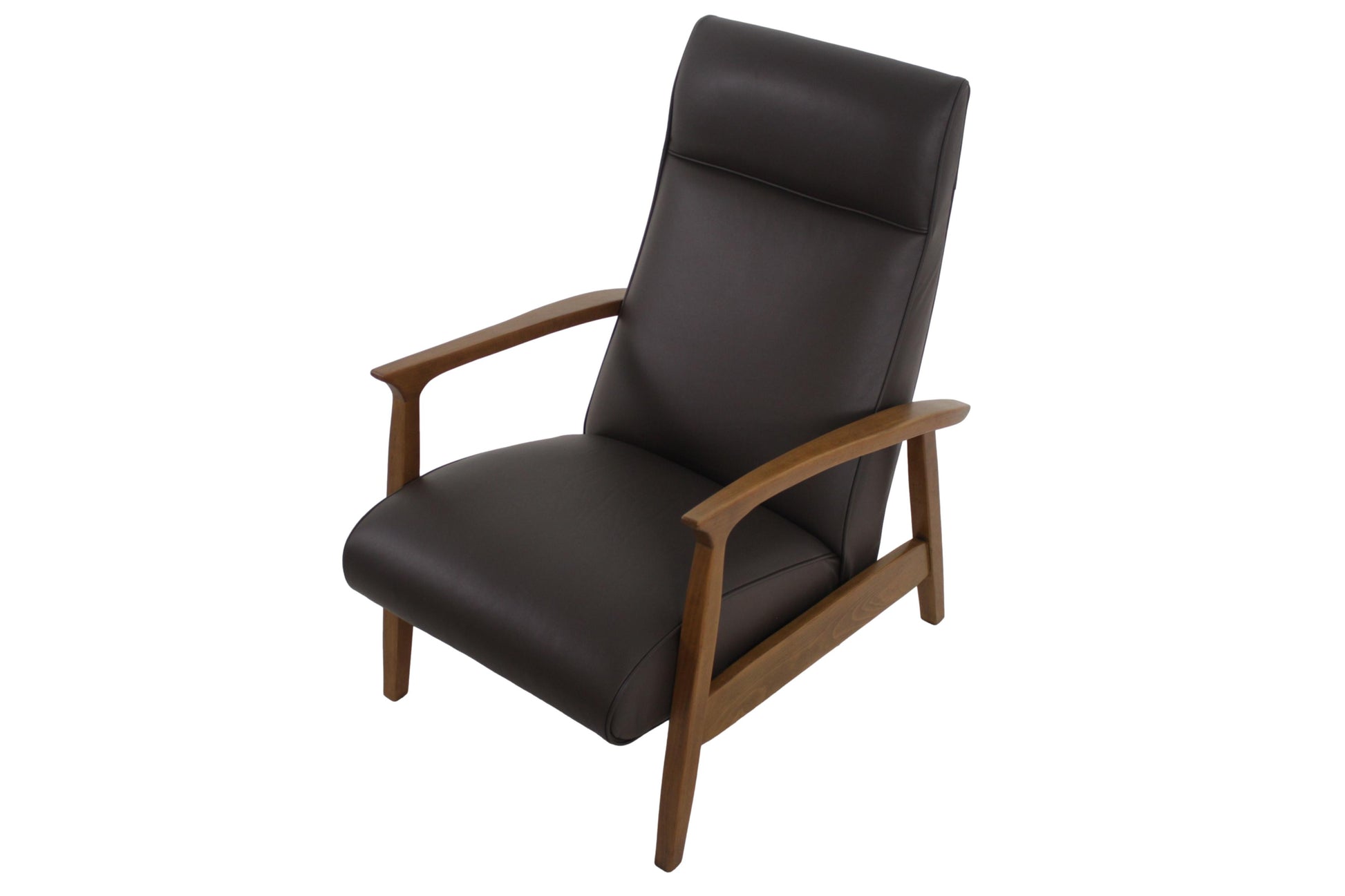 the Motioncraft Retro living room reclining chair is available in Edmonton at McElherans Furniture + Design