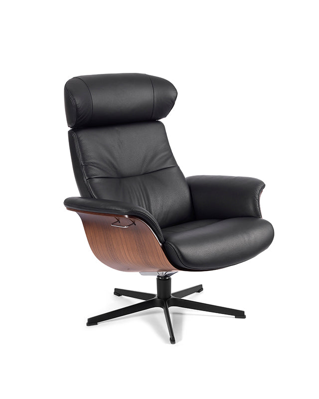 the Conform Timeout living room reclining swivel chair is available in Edmonton at McElherans Furniture + Design