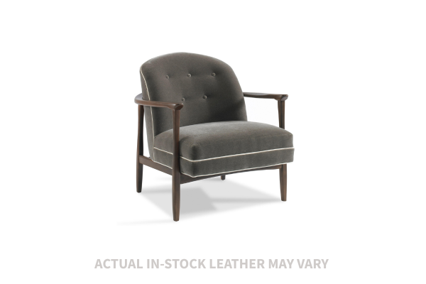 the Precedent Grayson living room leather chair is available in Edmonton at McElherans Furniture + Design