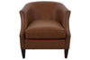 the Sherrill Furniture Plaza classic / traditional  living room leather upholstered chair is available in Edmonton at McElherans Furniture + Design