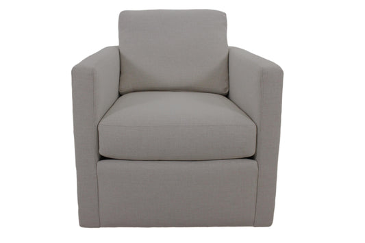 the Sherrill Truman living room upholstered swivel chair is available in Edmonton at McElherans Furniture + Design