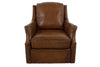 the Sherrill Furniture  classic / traditional SWL1452 living room leather upholstered swivel chair is available in Edmonton at McElherans Furniture + Design